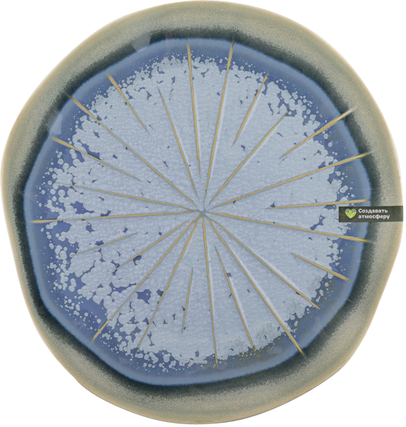 Изображение Тарелка 26см голубая Табрис магическое волшебство Ловинг Хоум , 1 шт