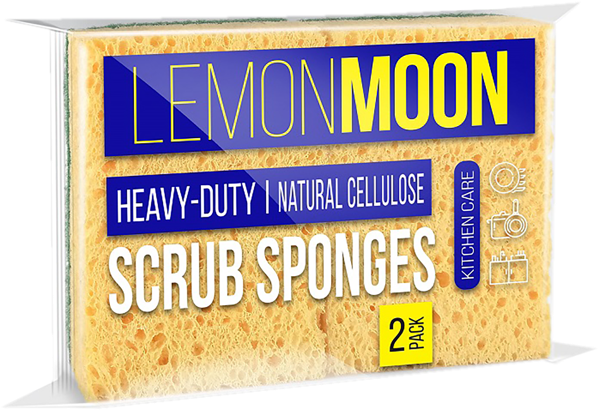 Изображение Губка для посуды Лемон Мун целлюлоза Абразивные технологии м/у, 2 шт