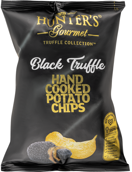 Изображение Чипсы картофельные Хантерс гурме черный трюфель пармезан Хантер Фудс м/у, 125 г