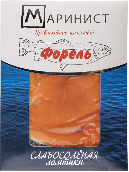 Изображение Рыба с/с Маринист форель ломтики Лапанина М.С. в/у, 120 г