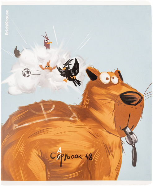 Изображение Тетрадь 48л клетка Эрих Краузе хэппи капи Эрих Краузе , 1 шт