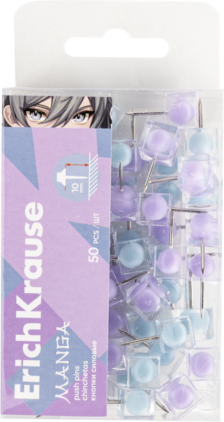 Изображение Кнопки силовые Эрих Краузе манга ассорти Эрих Краузе п/у, 50 шт