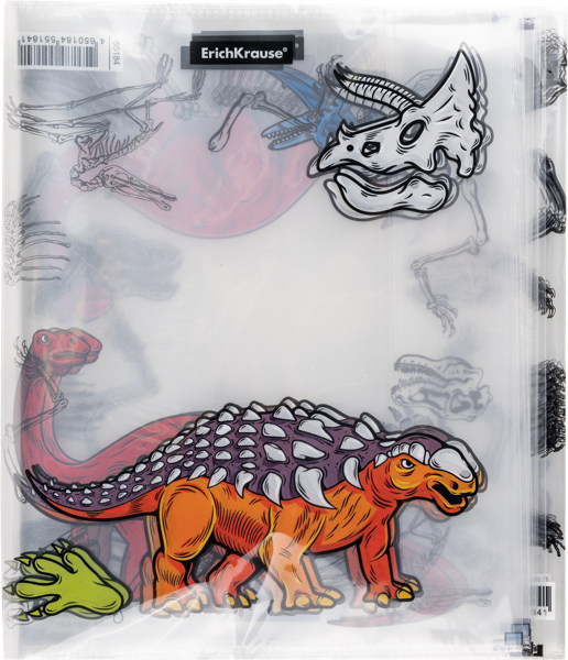 Изображение Обложка 21,2*34,7см для тетради Эрих Краузе дино планет Эрих Краузе , 12 шт