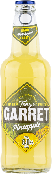 Изображение Пивной напиток светлый 6,0% Тонис Гаррет хард пинэпл Балтика с/б, 0,4 л