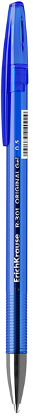 Изображение Ручка 0,4мм синяя гелевая Эрих Краузе R-301 гель стик ориджинал Эрих Краузе , 1 шт