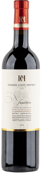 Изображение Вино красное сухое стиль №2 Сира купаж Лангедок Традисьон 2022 Домен Кост Муанье с/б, 0,75 л