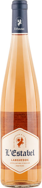 Изображение Вино розовое сухое Сенсо купаж Лангедок Л Эстабель 2023 Л Эстабель с/б, 0,75 л