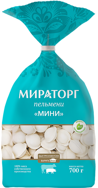 Изображение Пельмени замороженные Мираторг мини СКК м/у, 700 г