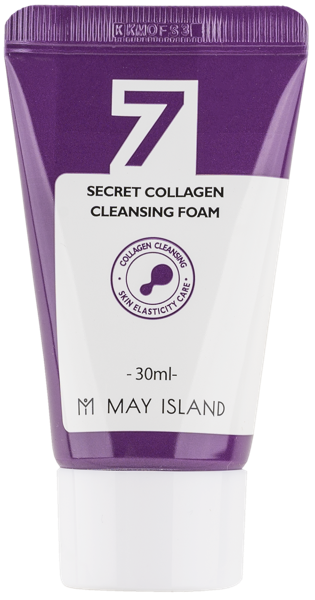 Изображение Пенка очищение для лица Май айлэнд коллаген 4 вида Кокослаб п/у, 30 мл