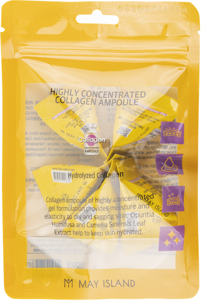 Изображение Сыворотка тонус для лица Май айлэнд коллаген питание 15г Кокослаб м/у, 5 шт