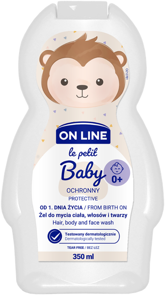 Изображение Гель для купания 0+ Он лайн защитный смягчающий 3в1 Форте Свиден п/у, 350 мл