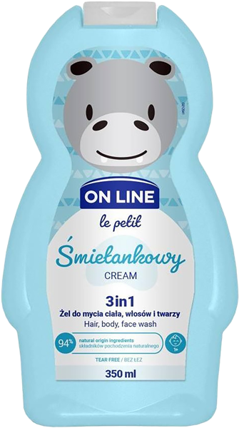 Изображение Гель для душа детский Он лайн крем очищающий 3в1 Форте Свиден п/у, 350 мл