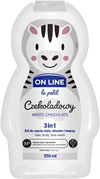 Изображение Гель для душа детский Он лайн белый шоколад 3в1 Форте Свиден п/у, 350 мл
