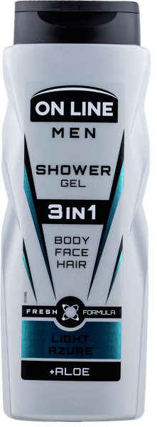 Изображение Гель для душа мужской Он лайн лазурный 3в1 Форте Свиден п/у, 400 мл
