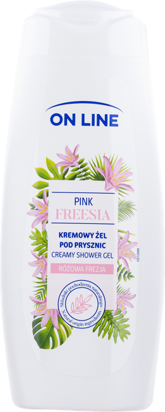 Изображение Гель для душа Он лайн розовая фрезия очищение Форте Свиден п/у, 400 мл