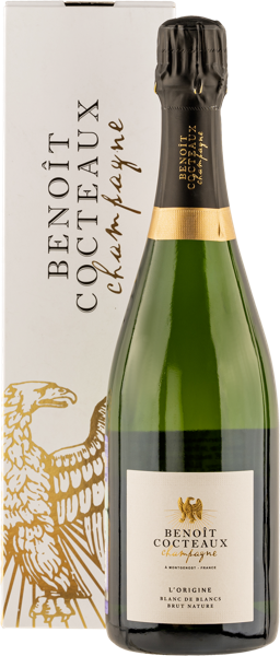 Изображение Шампанское белое экстра брют Бенуа Кокто Л Орижин блан де блан Бенуа Кокто с/б, 0,75 л