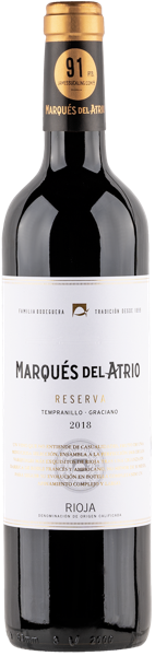 Изображение Вино красное сухое стиль №2 Темпранильо куп Риоха Маркиз дель Атрио Резерва 2018 Маркиз дель Атрио с