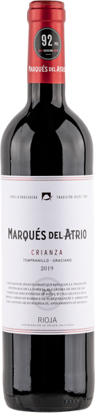 Изображение Вино красное сухое стиль №2 Темпранильо Риоха Маркиз дель Атрио Крианса 2019 Маркиз дель Атрио с/б, 