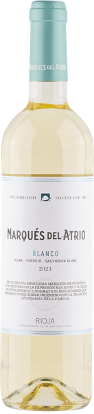 Изображение Вино белое сухое стиль №2 Виура купаж Риоха Маркиз дель Атрио 2022 Маркиз дель Атрио с/б, 0,75 л