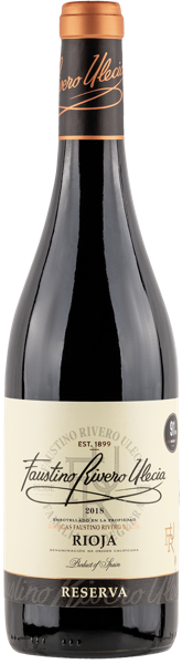 Изображение Вино красное сухое стиль №2 Гарнача купаж Риоха Фаустино Ривера Улесья Резерв 2018 Маркиз дель Атрио