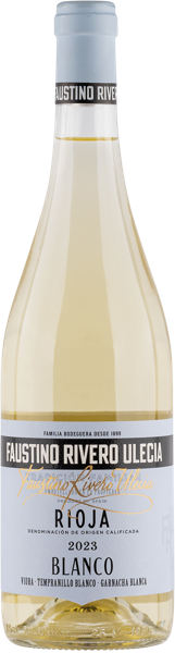 Изображение Вино белое сухое стиль №2 Виура купаж Риоха Фаустино Риверо Улесья 20 Маркиз дель Атрио с/б, 0,75 л