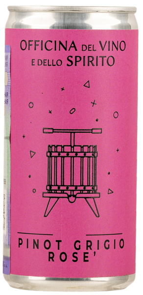 Изображение Вино розовое сухое Пино Гриджио провинция ди Павия 2022 Лависоло Массимо ж/б, 0,187 л