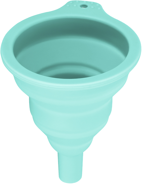 Изображение Воронка 10*8см голубая Регент инокс силикон Регент Рус м/у, 1 шт