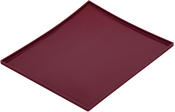 Изображение Противень 31*27см для выпечки Регент инокс силикон бордовый Регент Рус м/у, 1 шт