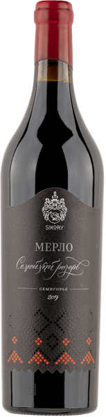 Изображение Вино красное сухое стиль №3 Мерло Резерв ЗГУ имение сикоры Имение Сикоры с/б, 0,75 л