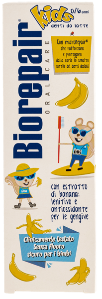 Изображение Зубная паста детская с 0 лет Биорепеир кидс банан Косвелл к/у, 50 мл