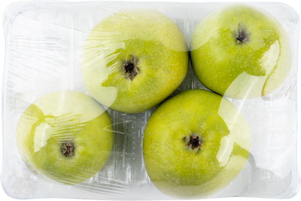 Изображение Фрукт Краснодарский край Яблоко Симиренко Кубанские поля подложка, 4 шт