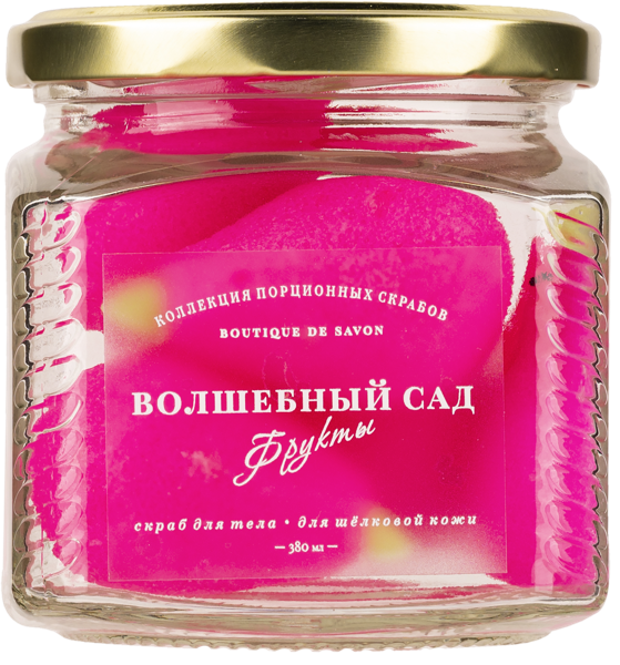 Изображение Скраб для тела сахарный Бутик де савон персики порционный Миникеева А.С. ИП с/б, 380 мл