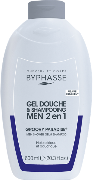 Изображение Гель для душа мужской Бифас волнующий рай 2в1 Добер Импорт п/у, 600 мл