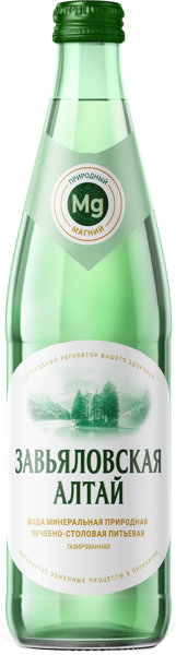 Изображение Мин вода лечебно-столовая рН 7,2 Завьяловская Бочкаревский ПЗ с/б, 0,45 л