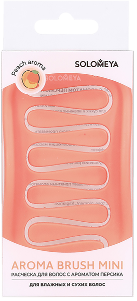 Изображение Расческа для волос мини Соломия аромат персика Соломия п/у, 1 шт
