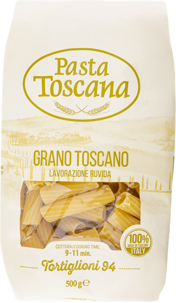 Изображение Макароны из твердых сортов Паста Тоскана из Тосканы тортильони №94 Патифицио Фабианелли м/у, 500 г
