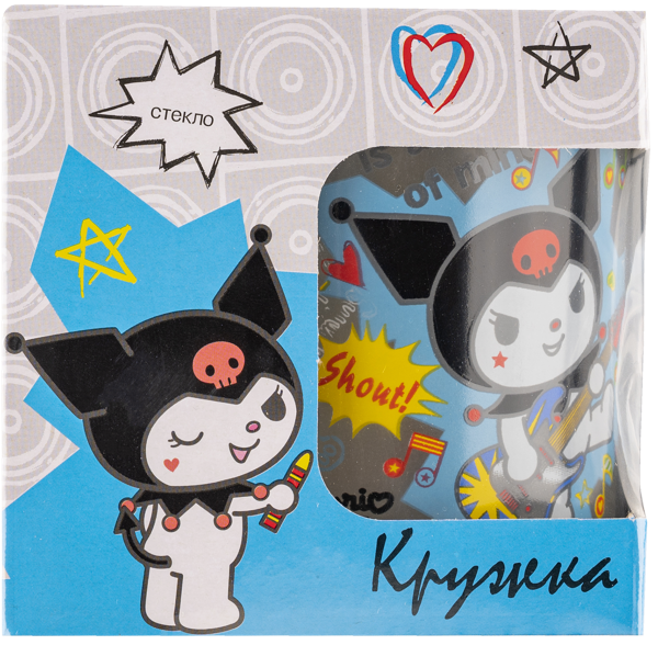 Изображение Кружка 230мл стеклянная Куроми рок ОСЗ ООО к/у, 1 шт