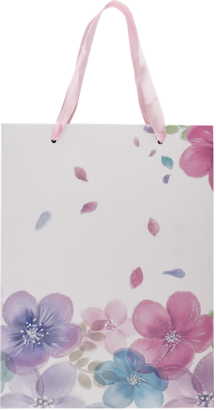 Изображение Пакет 18*24см подарочный Табрис цветы розовый Джинхуа Синкань , 1 шт