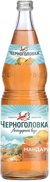 Изображение Напиток газ Черноголовка мандарин Аквалайф с/б, 1 л