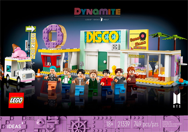 Изображение Конструктор с 18 лет 21339 Лего идеи бтс в клипе динамит Лего к/у, 1 шт