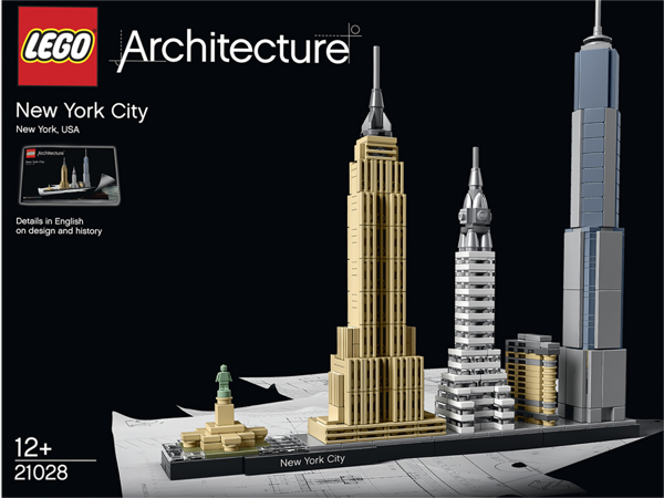Изображение Конструктор с 12 лет 21028 Лего архитектура нью-йорк Лего к/у, 1 шт