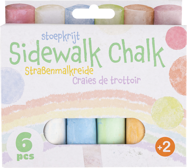 Изображение Мелки 10см цветные Купман джамбо единорог Купман Интернэшнл к/у, 6 шт