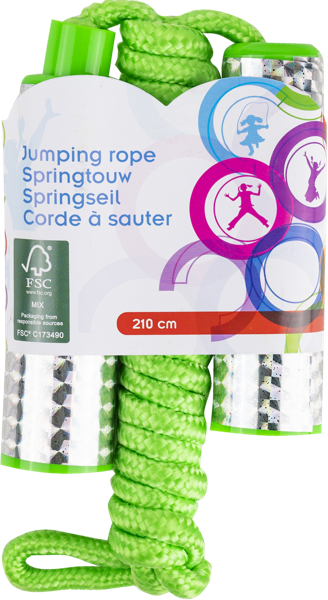 Изображение Скакалка 2,1 м Купман блестящие ручки Купман Интернэшнл м/у, 1 шт