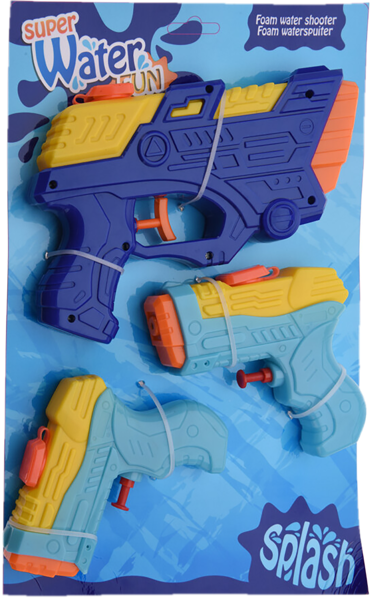 Изображение Водное оружие 19 и 10см Купман пистолет Купман Интернэшнл п/у, 3 шт