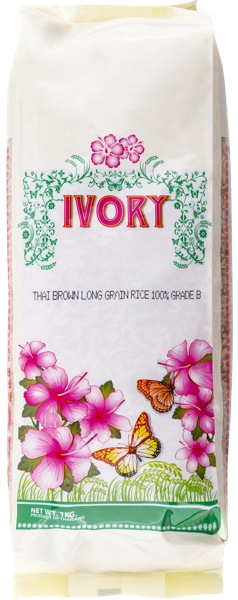 Изображение Рис коричневый Айвори тайский Голден Грейн Интерпроз м/у, 1 КГ