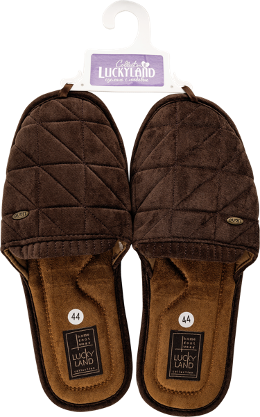 Изображение Тапочки мужские домашние Лакки Лэнд 4101M-CH-C со строчкой Степ-Трейд , 1 пара