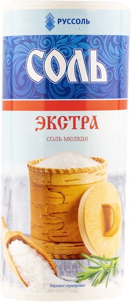 Изображение Соль пищевая Руссоль экстра мелкая Руссоль п/б, 500 г