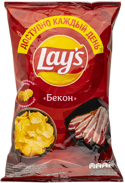 Изображение Чипсы картофельные Лейс бекон Фрито Лей м/у, 70 г