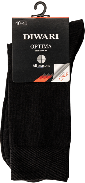 Изображение Носки размер 25 мужские Дивари 7С-43СП оптима черные Конте СПА м/у, 1 пара