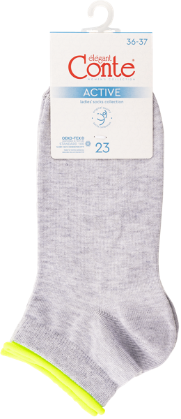 Изображение Носки размер 23 женские Конте 12С-32СП серые Конте СПА м/у, 1 пара